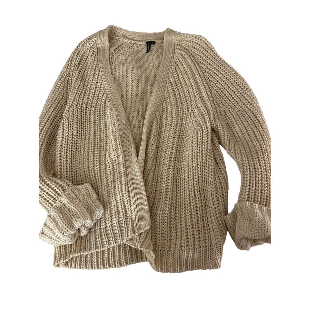 Thick knit cardigan
